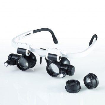 Lunettes-loupe avec éclairage