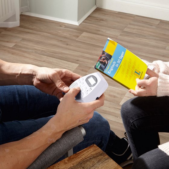 Lecteur CD portable avec enceintes stéréo 