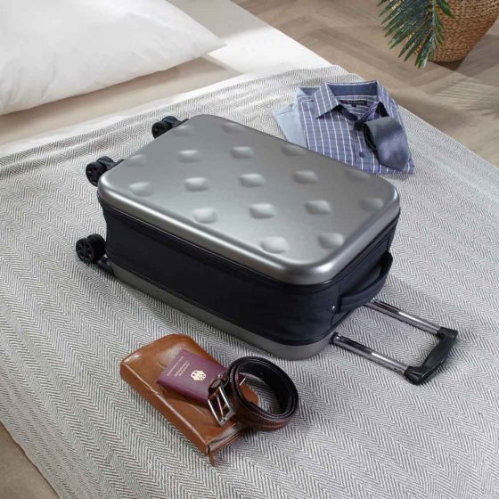 Valise ultra plate à roulettes 